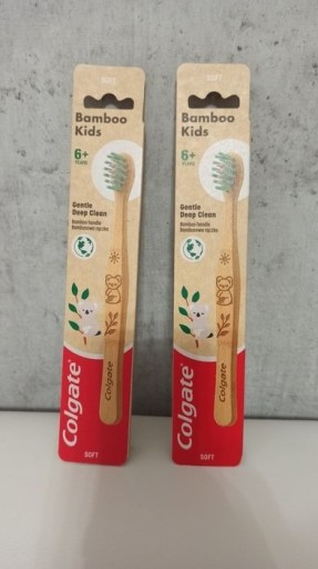 Zdjęcie oferty: Colgate bamboo kids bambusowe szczoteczki zestaw 2