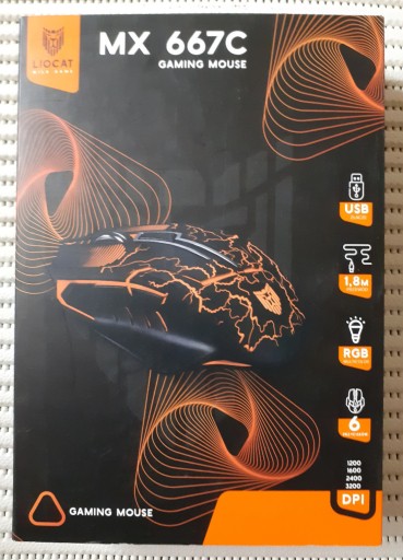 Zdjęcie oferty: Nowa Mysz Gamingowa MX667C Liocat 3200 DPI