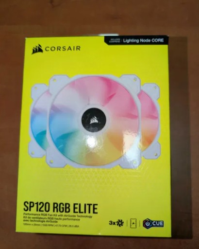 Zdjęcie oferty: Wentylator chłodzenie Corsair SP120 RGB ELITE 3-pack WHITE