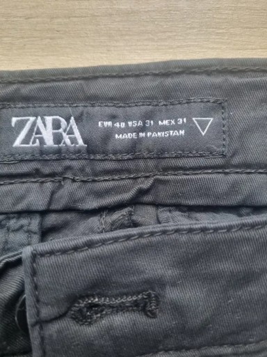 Zdjęcie oferty: Spodnie chłopięce męskie ZARA rozm. 40 czarne