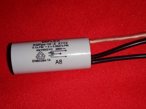 Zdjęcie oferty: Kondensator przeciwzakłóceniowy KSPPZ-10-2  X1Y2