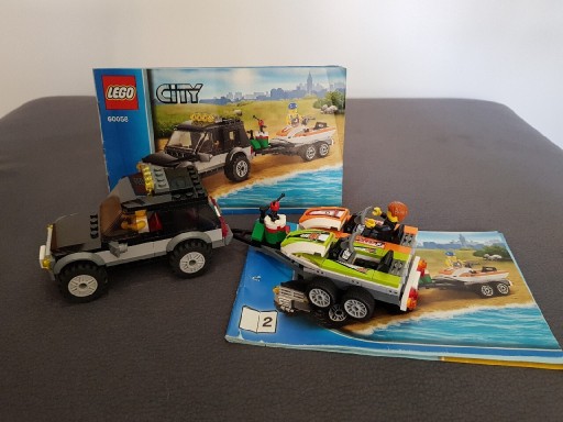 Zdjęcie oferty: LEGO City 60058 - Terenówka ze skuterami