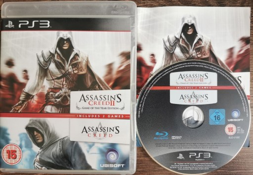 Zdjęcie oferty: Assassin's Creed II GOTY+Assassin's Creed na PS3. 