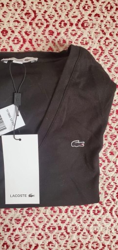 Zdjęcie oferty: Lacoste T-shirt czarny klasyczny rozmiar 36