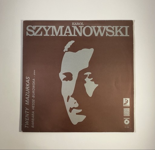 Zdjęcie oferty: Karol Szymanowski Twenty Mazurkas LP Muza SX2358
