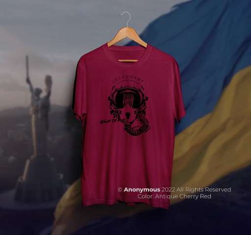 Zdjęcie oferty: Koszulka Wojna na Ukrainie Model GHOST KYIV S-3XL