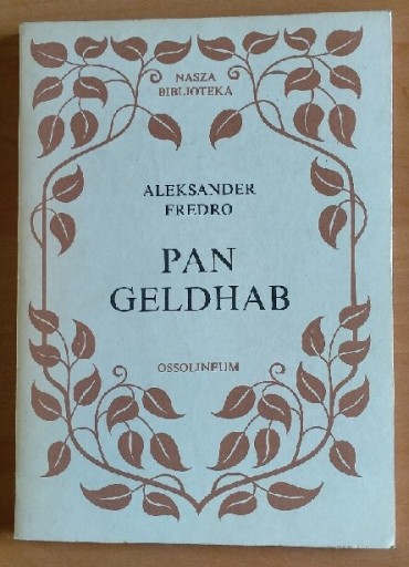 Zdjęcie oferty: Aleksander Fredro Pan Geldhab