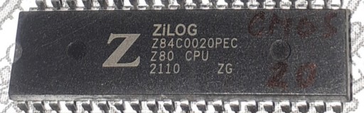 Zdjęcie oferty: Procesor ZILOG Z80 CPU Z84C0020PEC CMOS 20MHz