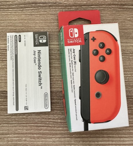 Zdjęcie oferty: Pudełko z instrukcją do Joy-Con Nintendo Switch