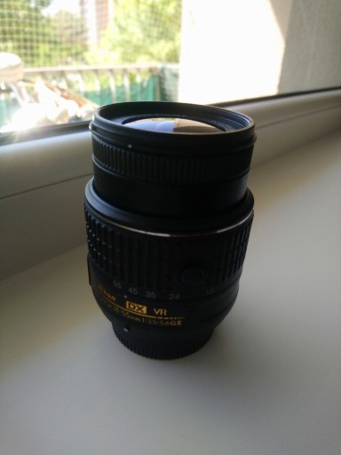 Zdjęcie oferty: Obiektyw Nikkor AF-S 18-55mm + Filtr K&F 52mm