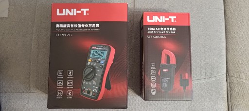 Zdjęcie oferty: UNI-T UT117C + UT-CS06A miernik uniwersalny + miernik cęgowy jak Fluke 117