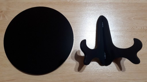 Zdjęcie oferty: Czarne lustro z obsydianu - 20 cm (NOWE)
