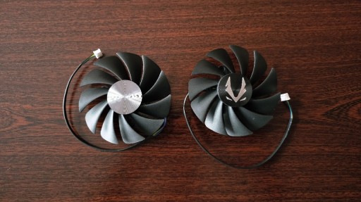 Zdjęcie oferty: Wentylatory (komplet) do karty graficznej Zotac RTX 3060 Ti