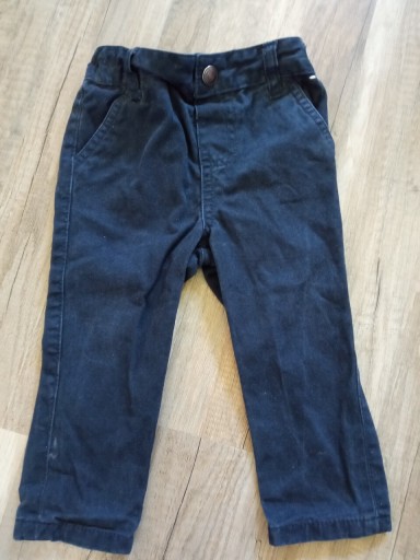 Zdjęcie oferty: Eleganckie granatowe spodnie DenimCo 80 cm, 9-12 m