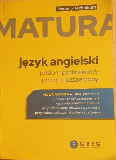 Zdjęcie oferty: Matura. Język angielski. Poziom podstawowy i rozszerzony