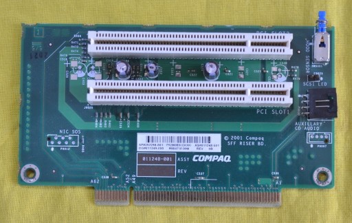 Zdjęcie oferty: COMPAQ PCI RISER CARD 011248-001