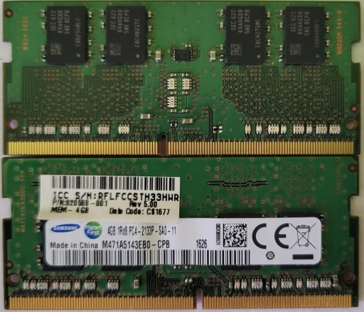 Zdjęcie oferty: 4GB DDR4, 2133Mhz, Samsung