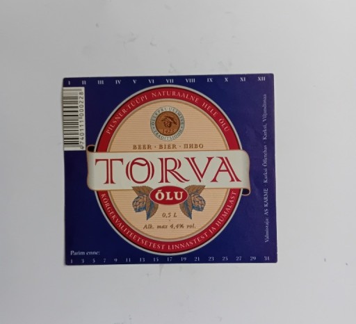 Zdjęcie oferty: Etykieta piwa z Finlandii