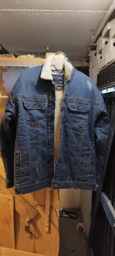 Zdjęcie oferty: Kurtka zimowa jeansowa chłopięca Reserved 158