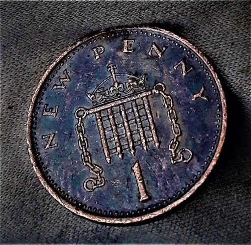 Zdjęcie oferty: NEW  PENNY- -1971- -ANGLIA-  PODWOJENIE.  KOLOR 