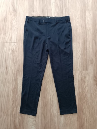 Zdjęcie oferty: Granatowe męskie spodnie garniturowe eleganckie 48