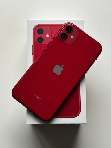 Zdjęcie oferty: iPhone 11 64GB 5G RED Komplet Zadbany Bez Blokad