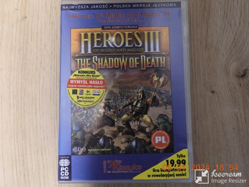 Zdjęcie oferty: Heroes III Shadow of Death  Extra Klasyka. UNIKAT 