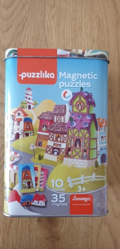 Zdjęcie oferty: Puzzle magnetyczne Puzzlika Domki Levenya