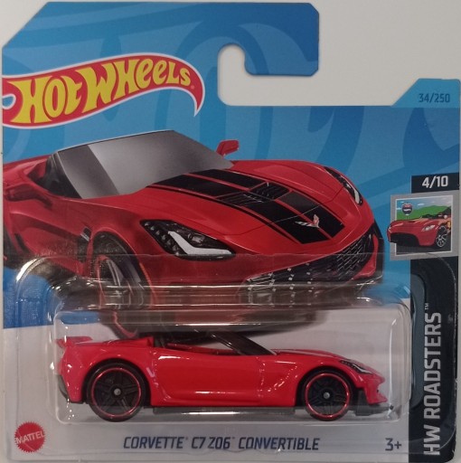 Zdjęcie oferty: HOT WHEELS CORVETTE C7 Z06 CONVERTIBLE