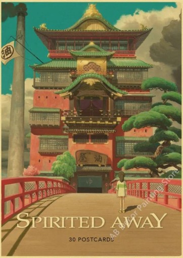 Zdjęcie oferty: PIĘKNY plakat filmowy vintage SPIRITED AWAY