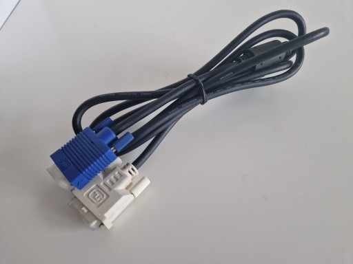 Zdjęcie oferty: Kabel DVI Analog VGA DVI A-VGA 12+5 Używany! 