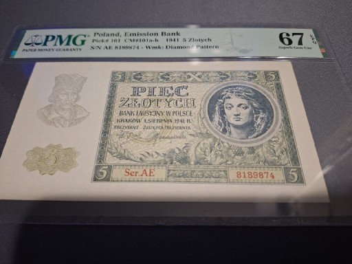 Zdjęcie oferty: 5 zł 1941 rok super stan