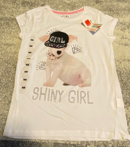 Zdjęcie oferty: koszulka dziewczęca T-shirt Cool Club, r. 158