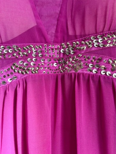 Zdjęcie oferty: Sukienka koktajlowa w kolorze pięknej fuksji 38 M