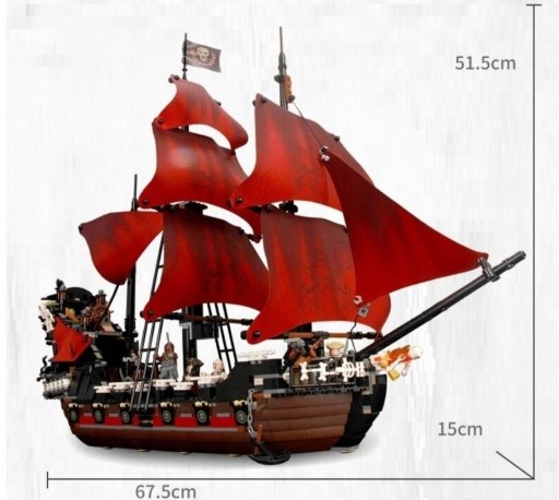 Zdjęcie oferty: Zemsta Anny statek jak 4195 piraci z Karaibów 