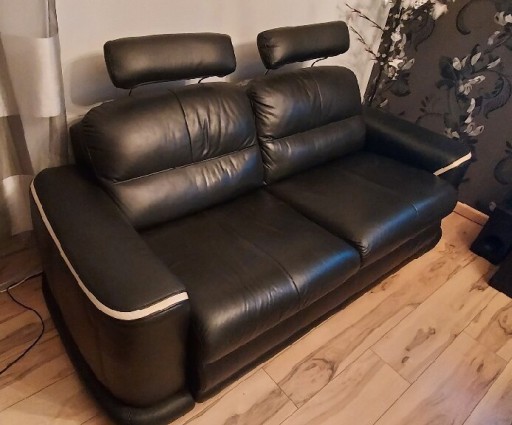 Zdjęcie oferty: Sofa skóra naturalna dwuosobowe rozkładana