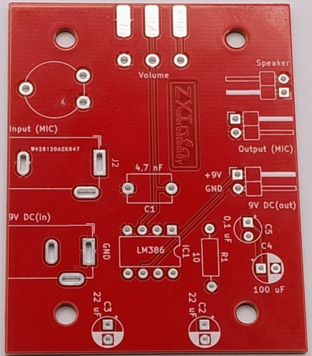Zdjęcie oferty: Płytka PCB wzmacniacza audio do ZX Spectrum