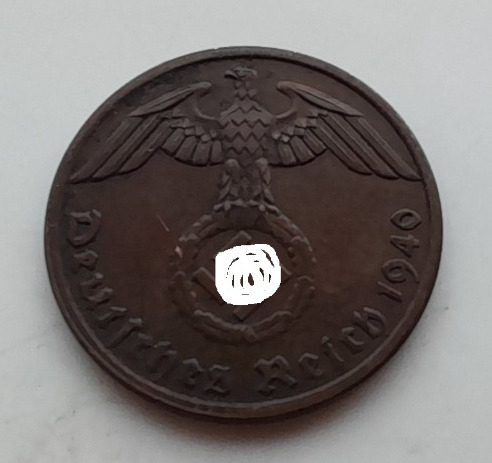 Zdjęcie oferty: Niemcy III Rzesza - 1 Reichspfennig 1940 A