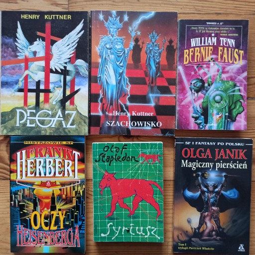 Zdjęcie oferty: Kpt 6 książek Frank Herbert Oczy Heisenberga itp