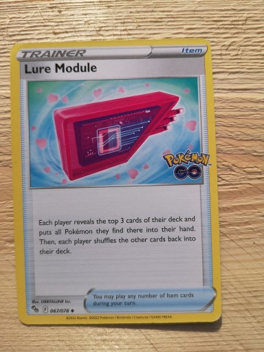 Zdjęcie oferty: Karty pokemon Trener Lure Module 067/078