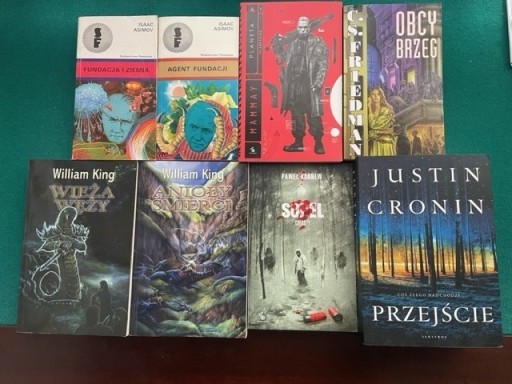 Zdjęcie oferty: Zestaw SF i fantasy 8 książek, m.in. King, Asimov 