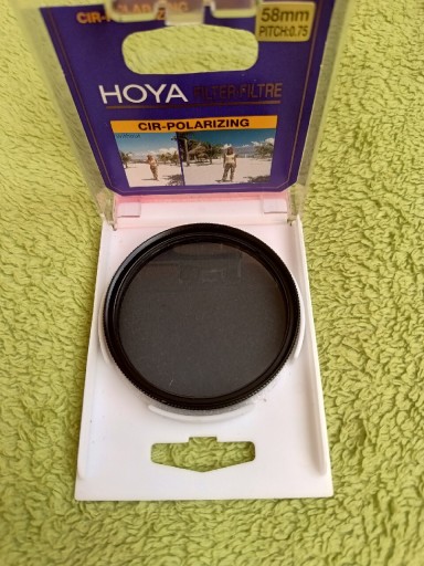 Zdjęcie oferty: Filtr polaryzacyjny Hoya 58mm Pl Cir Japan nowy