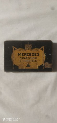Zdjęcie oferty: Pudełko po papierosach Mercedes
