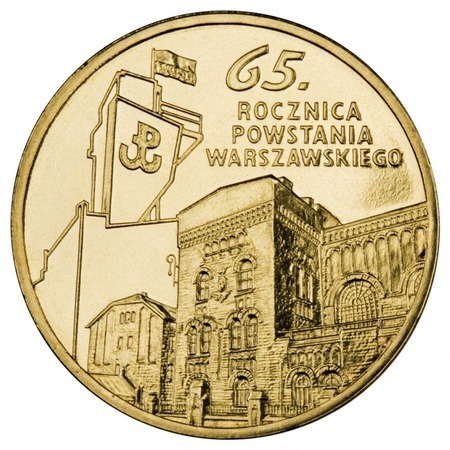 Zdjęcie oferty: 2 złote, 2009 65 rocznica Powstania Warsza. Stan 1