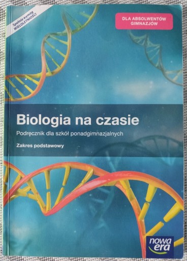 Zdjęcie oferty: Biologia na czasie. Podręcznik. Nowa Era.