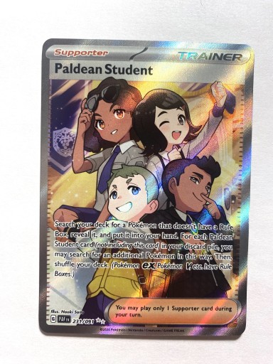 Zdjęcie oferty: Pokemon TCG Paldean Fates Paldean Student 231/091