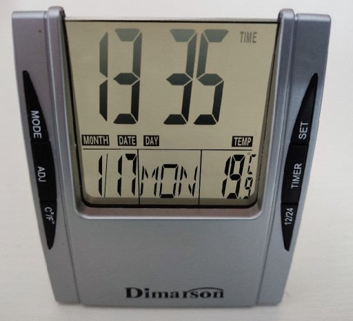 Zdjęcie oferty: Zegar z datą i termometrem 