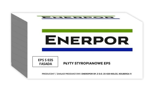 Zdjęcie oferty: STYROPIAN ENERPOR EPS S 035 FASADA (GRAFIT)