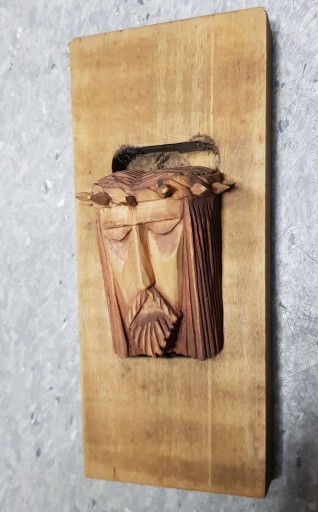 Zdjęcie oferty: Jezus drewniany rzeźbiony rzeźba Ryszard Panek