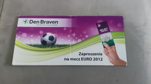Zdjęcie oferty: Euro 2012 Włochy - Chorwacja zaproszenie